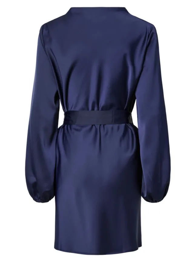 Thea LS Dress Evening Blue