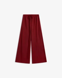 Tide Linen Pants Rust Red
