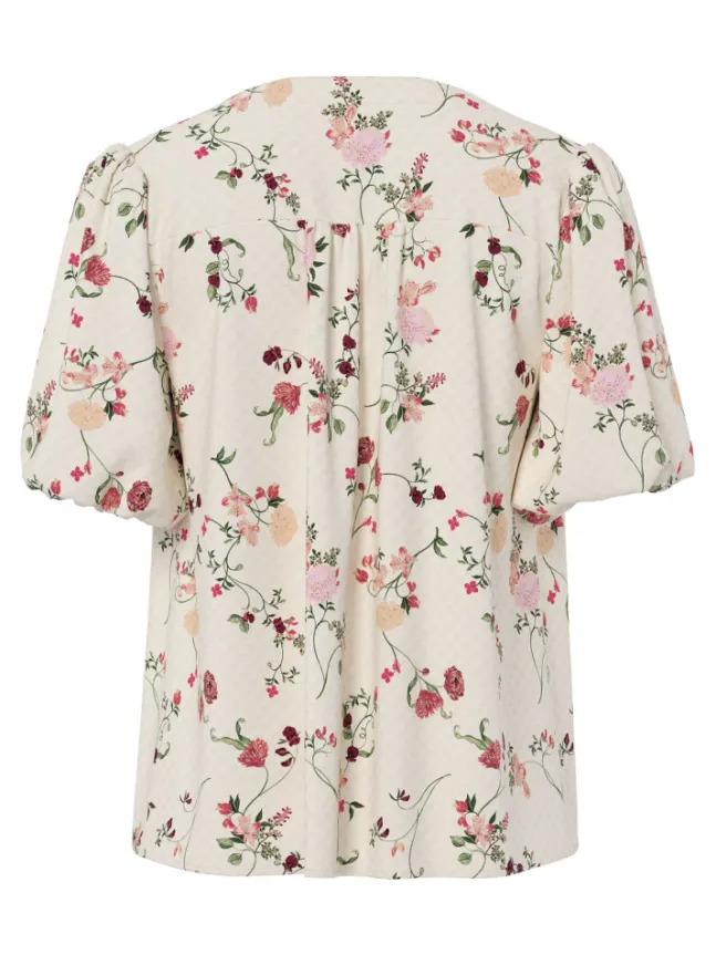 Tilera SS V-Neck Shirt Pristine New Botari Print
