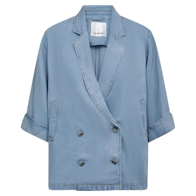 Tilly SS Blazer Fade Denim