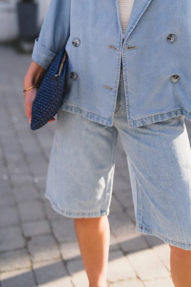 Tilly SS Blazer Fade Denim