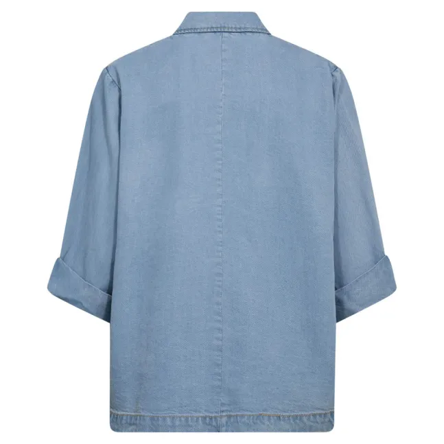 Tilly SS Blazer Fade Denim