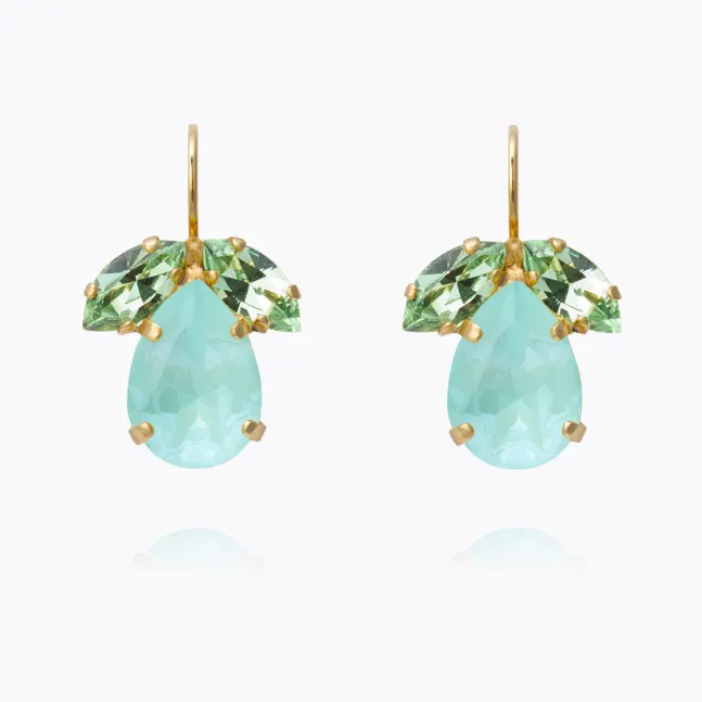 Timo Earrings Gold Soft Mint Combo