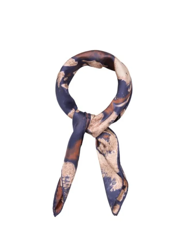 Tinea Tiedye Sia Scarf Navy Blue