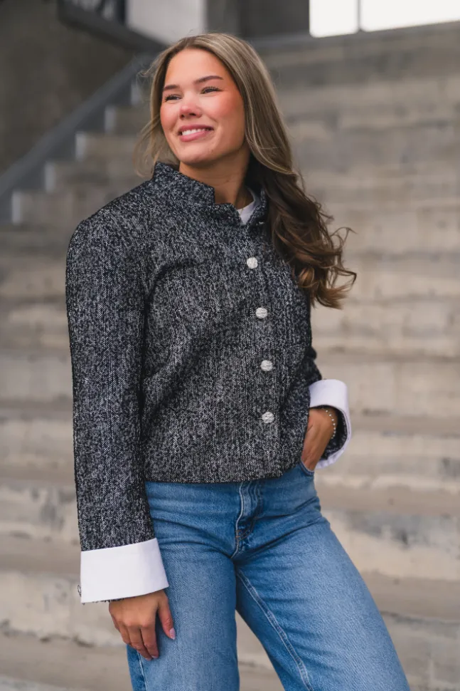 Toriva LS Jacket Black Grey Melange