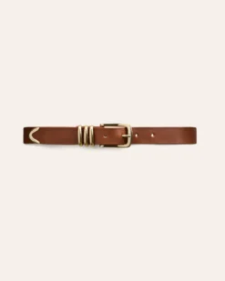 Tribel Belt Nutmeg Gold
