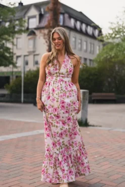 Tulip Maxi Dress V-Neck Romantic Blossom