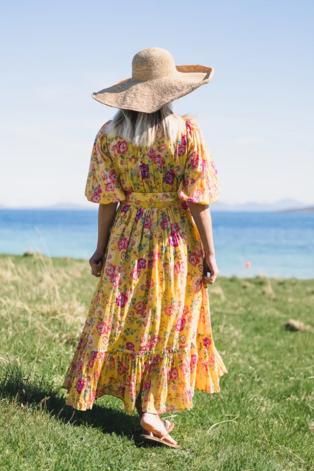 Twisted Midi Dress Daylight Blossom