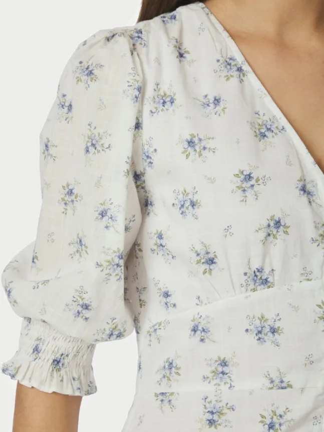 Valley Flowing Dress Light Blue