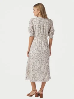 Valley Structure Flower Dress Offwhite