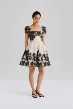 Vanda Mini Dress Dusty Poppy