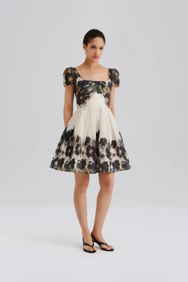 Vanda Mini Dress Dusty Poppy