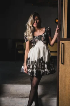 Vanda Mini Dress Dusty Poppy