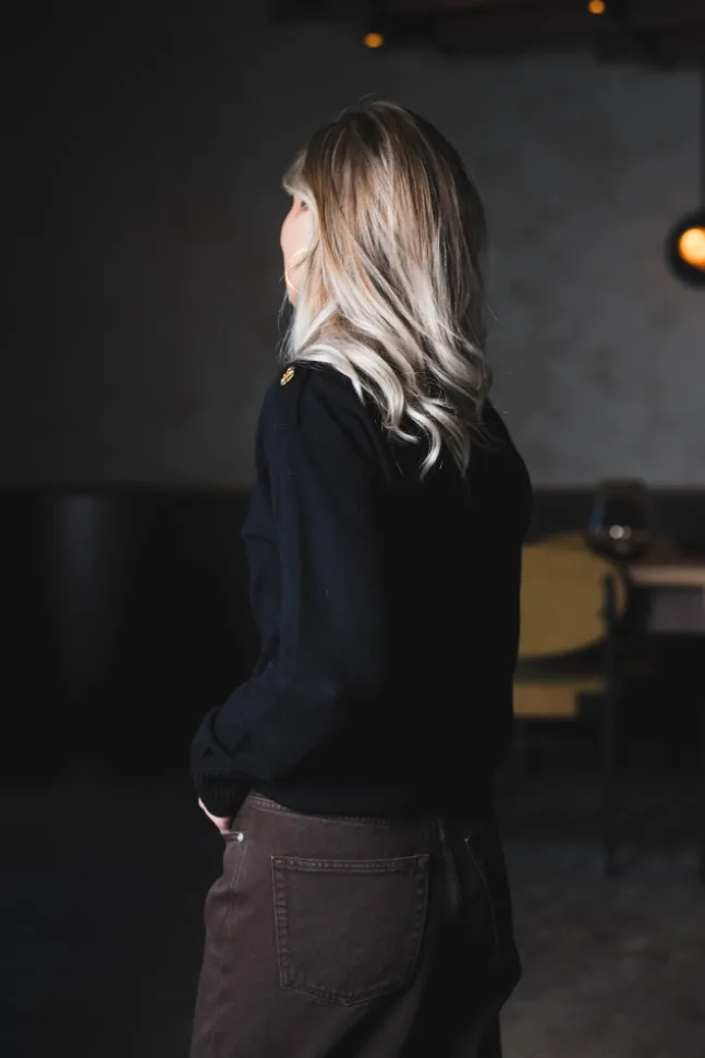 Vanille Wool Sweater Black
