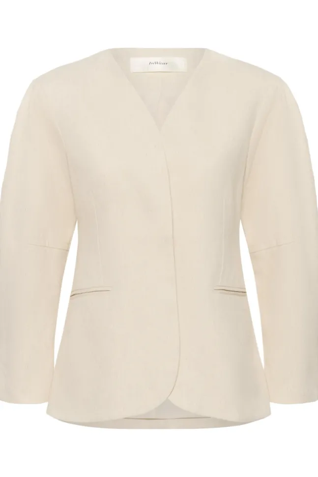 Veeta Blazer Ecru