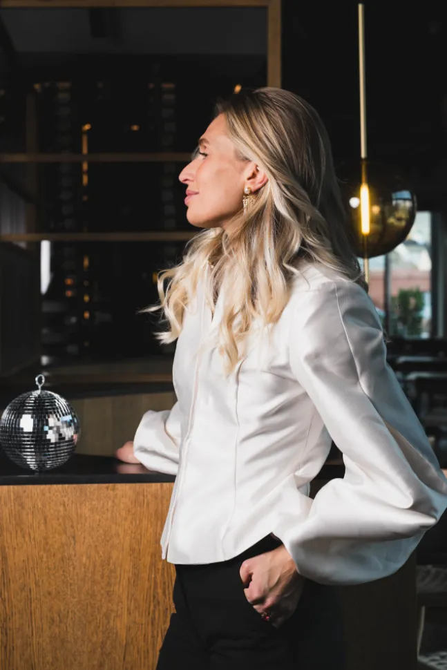 Vendela Balloon Sleeve Blouse Ivory