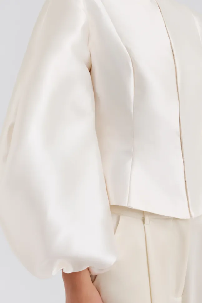 Vendela Balloon Sleeve Blouse Ivory