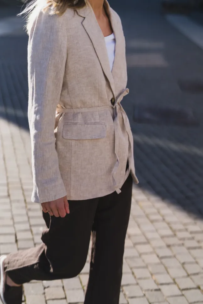 Viana Ginia Blazer Sand Melange