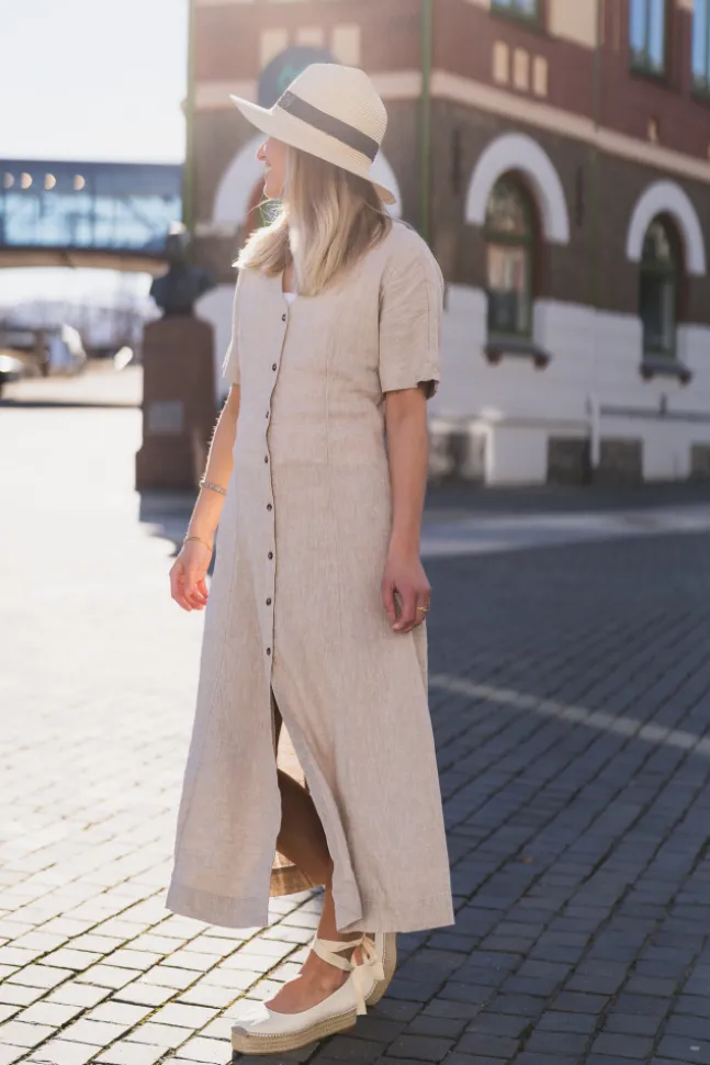 Viana Ginia 2/4 Dress Sand Melange