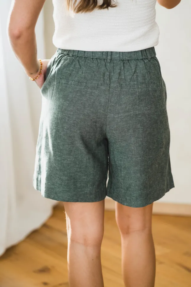 Viana Ginia HW Shorts Laurel W Melange