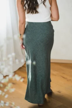 Viana Ginia Skirt Laurel W Melange