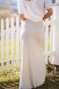 Viana Ginia Skirt Sand Melange