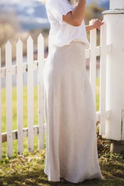 Viana Ginia Skirt Sand Melange