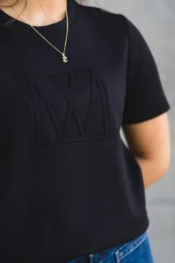 Vincent Logo T-Shirt Black