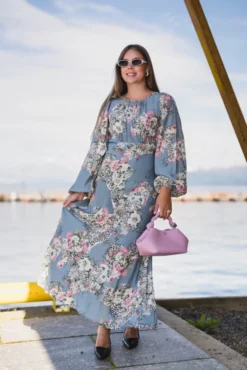 Viscose Maxi Dress Wild Bloom