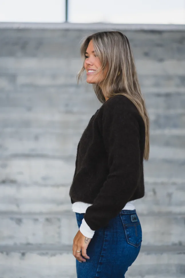 Vitow Cardigan Coffee Melange