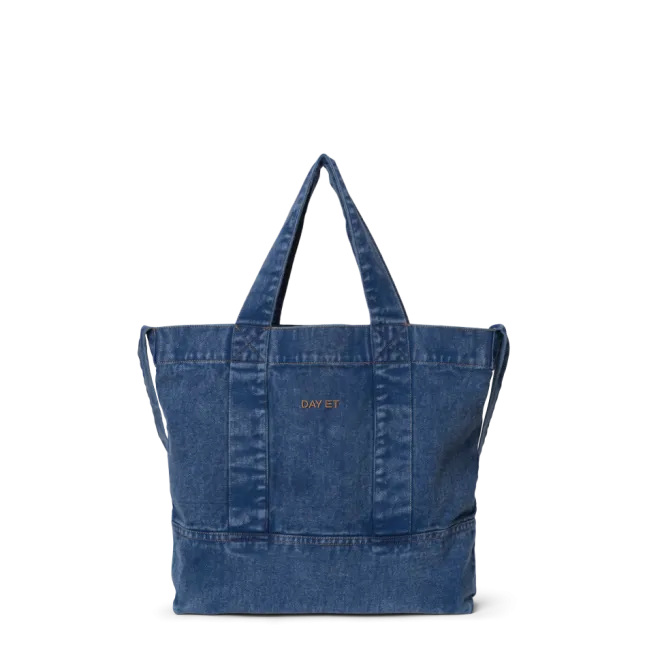 Washed Denim Cross Body Medium Denim