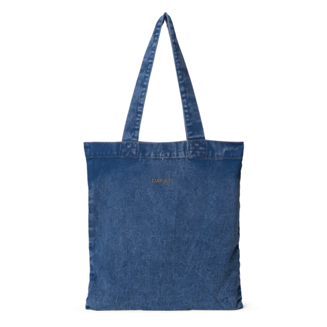 Washed Denim Shopper Medium Denim