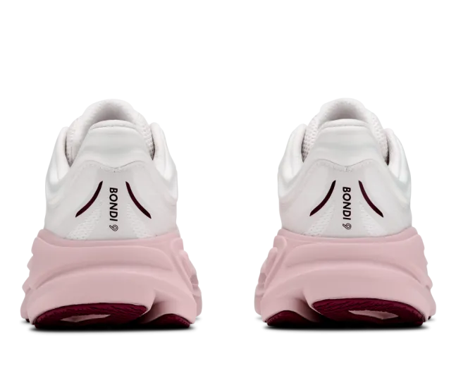 W Bondi 9 Wide White/Pink Opal