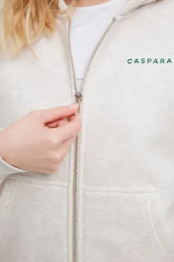 W. Cosmo Zip Hoodie Grey Melange