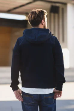 Willard Hooded Jacket Blue Navy