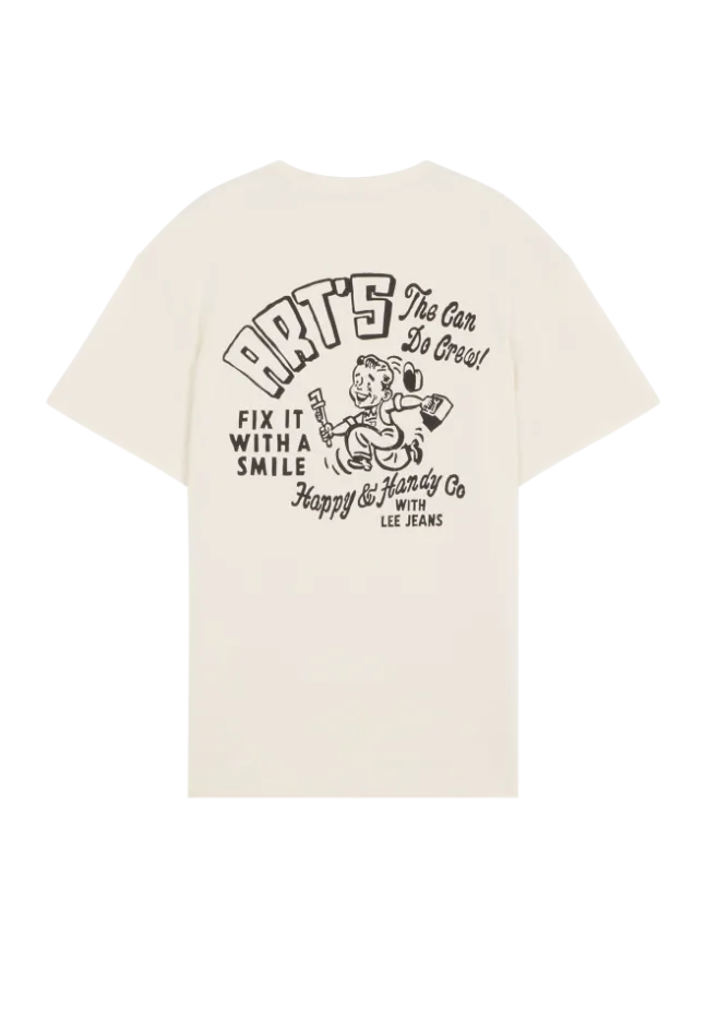 Workwear Crew Tee Ecru