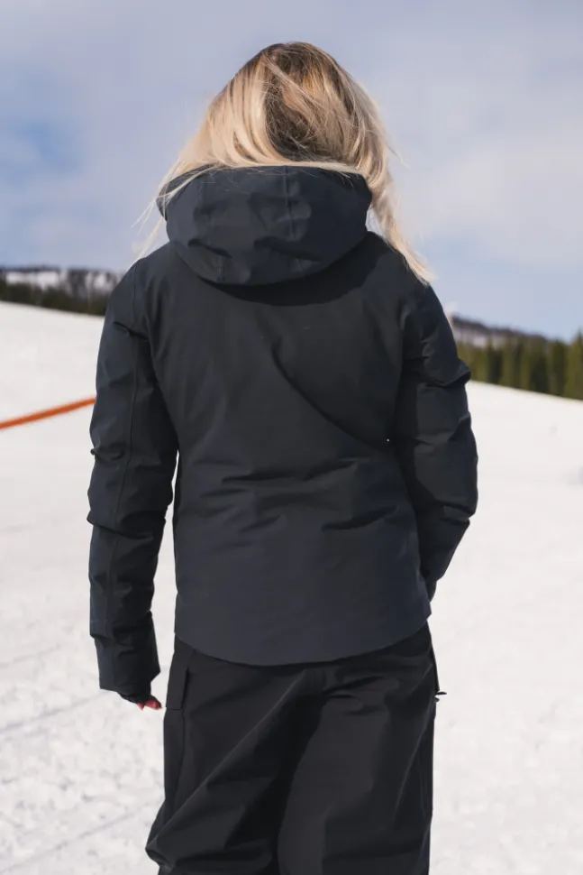 W Tryvann Light Down Jacket Dark Grey