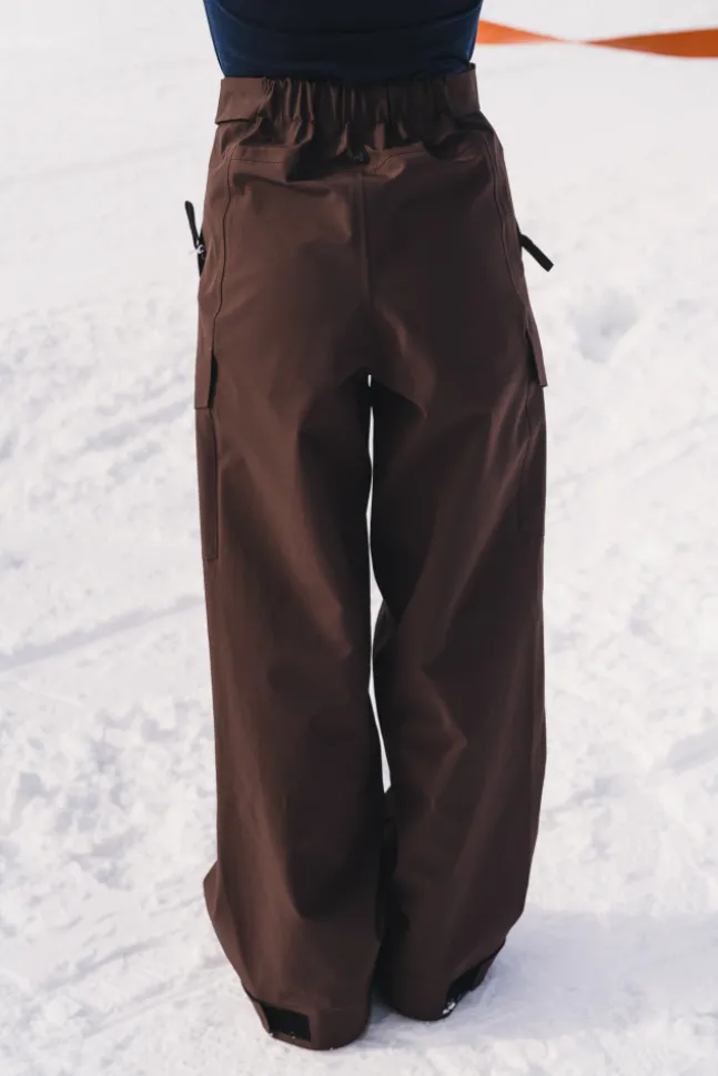 W Tryvann 3L Trousers Dark Brown