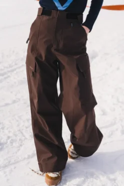W Tryvann 3L Trousers Dark Brown