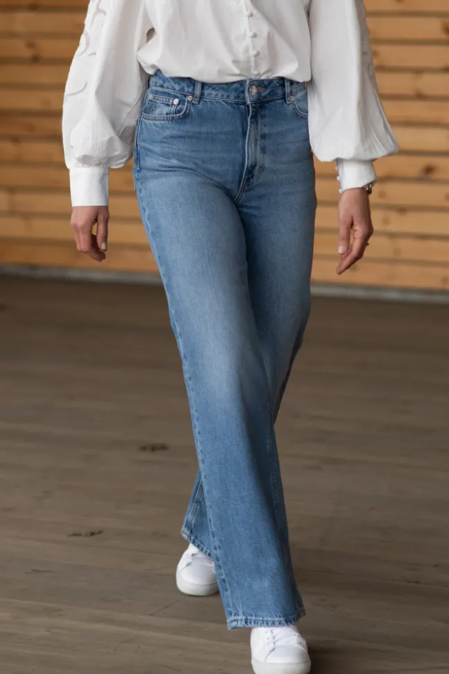 W Wide Jeans Light Blue