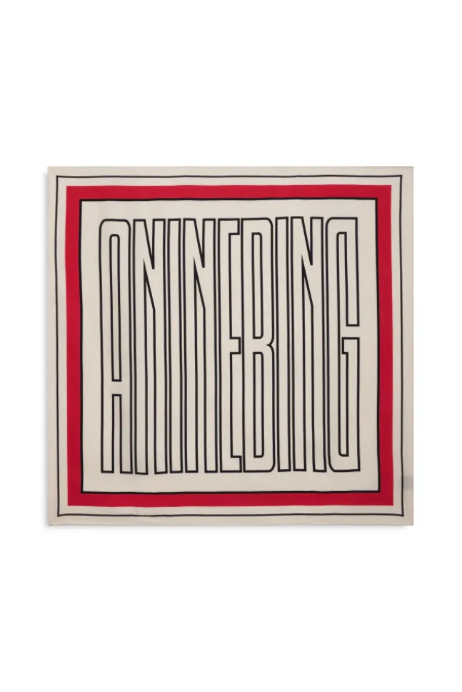 York Scarf Anine Bing Tango Red