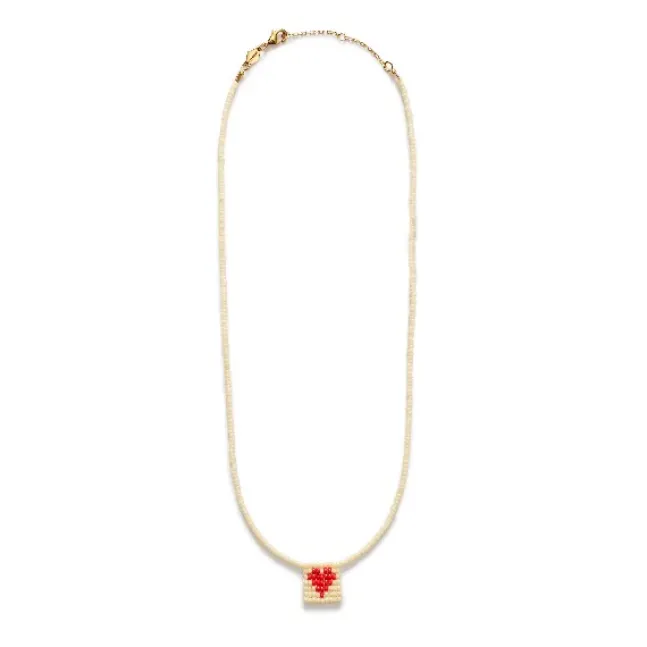 You Are Loved Necklace Ecru