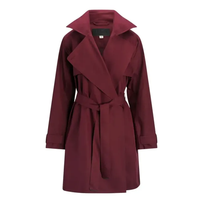 Yr'en Coat Wine Red