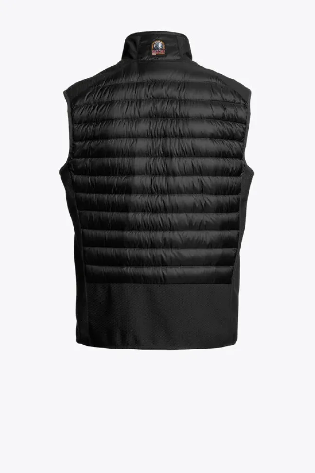 Zavier Fleece/Nylon Vest Black
