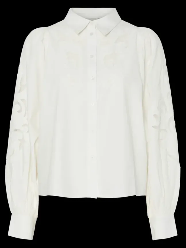 Zimia LS Shirt Star White