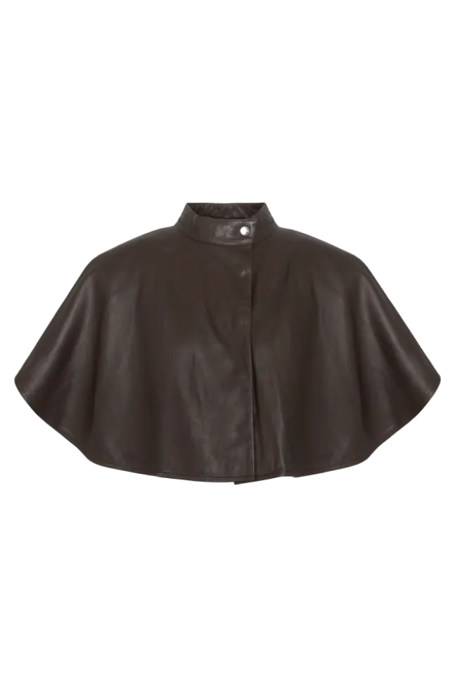 Zoe Cape Dark Brown